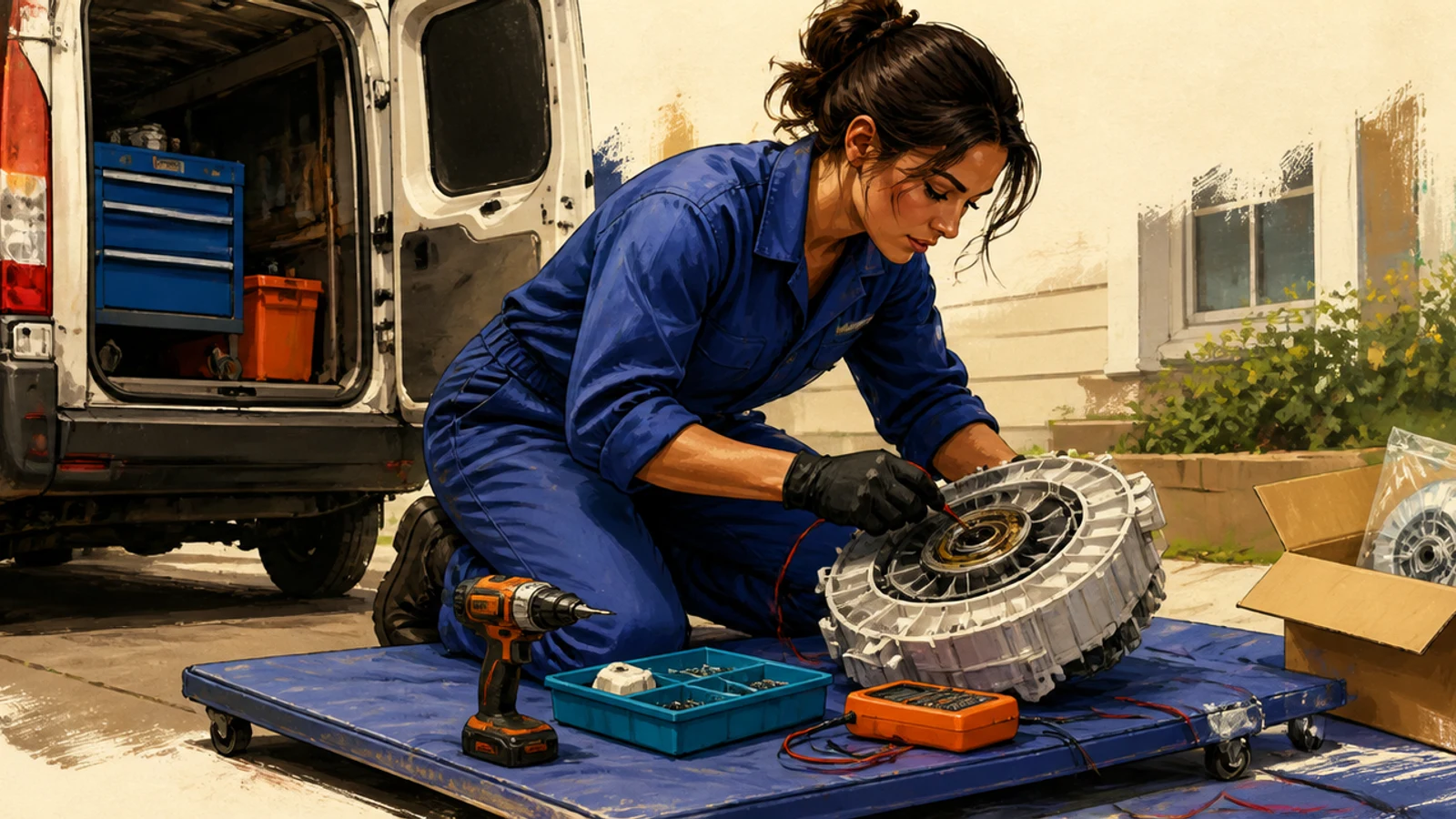 Pornește un service mobil de reparații electrocasnice