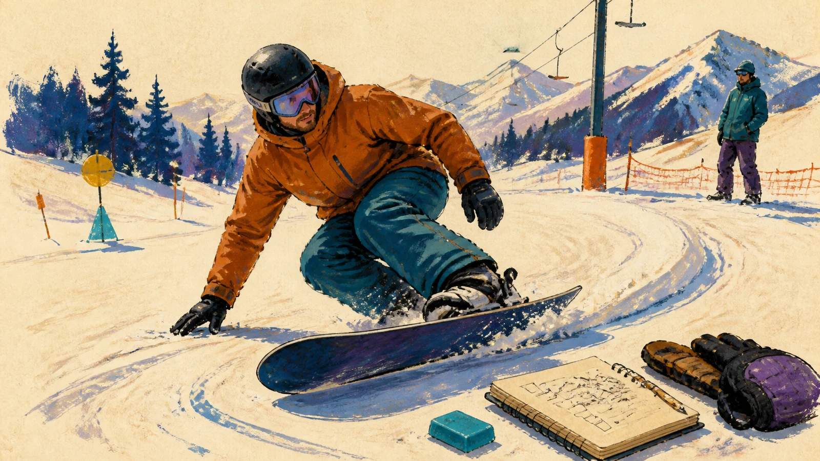 Snowboard de la zero: primul sezon fără spate vânăt și fără obiceiuri greșite