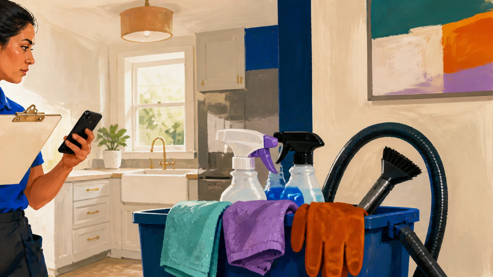 Start a residential house cleaning business