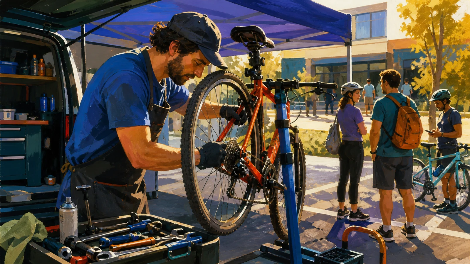 Start a Mobile Bicycle Tune-Up Pop-Up Business