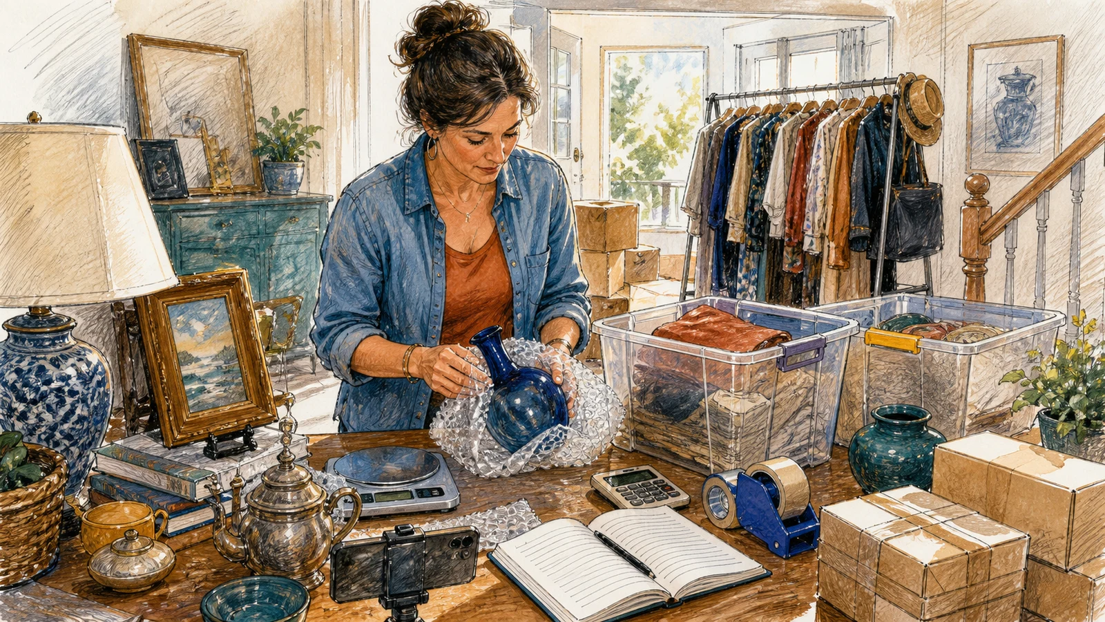 Start an Estate Downsizing and Online Resale Service