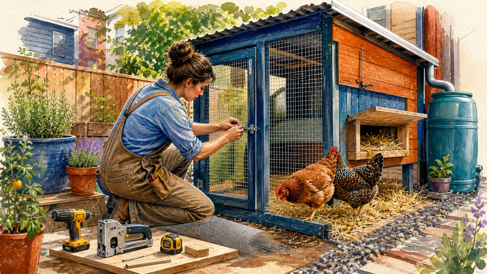 Backyard Chickens in the City: Legal Coops and First Flock by Zip Code