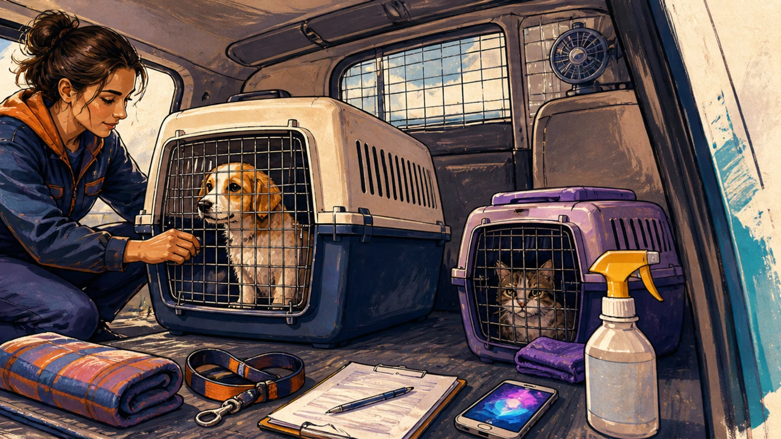 Transport specializat pentru animale de companie