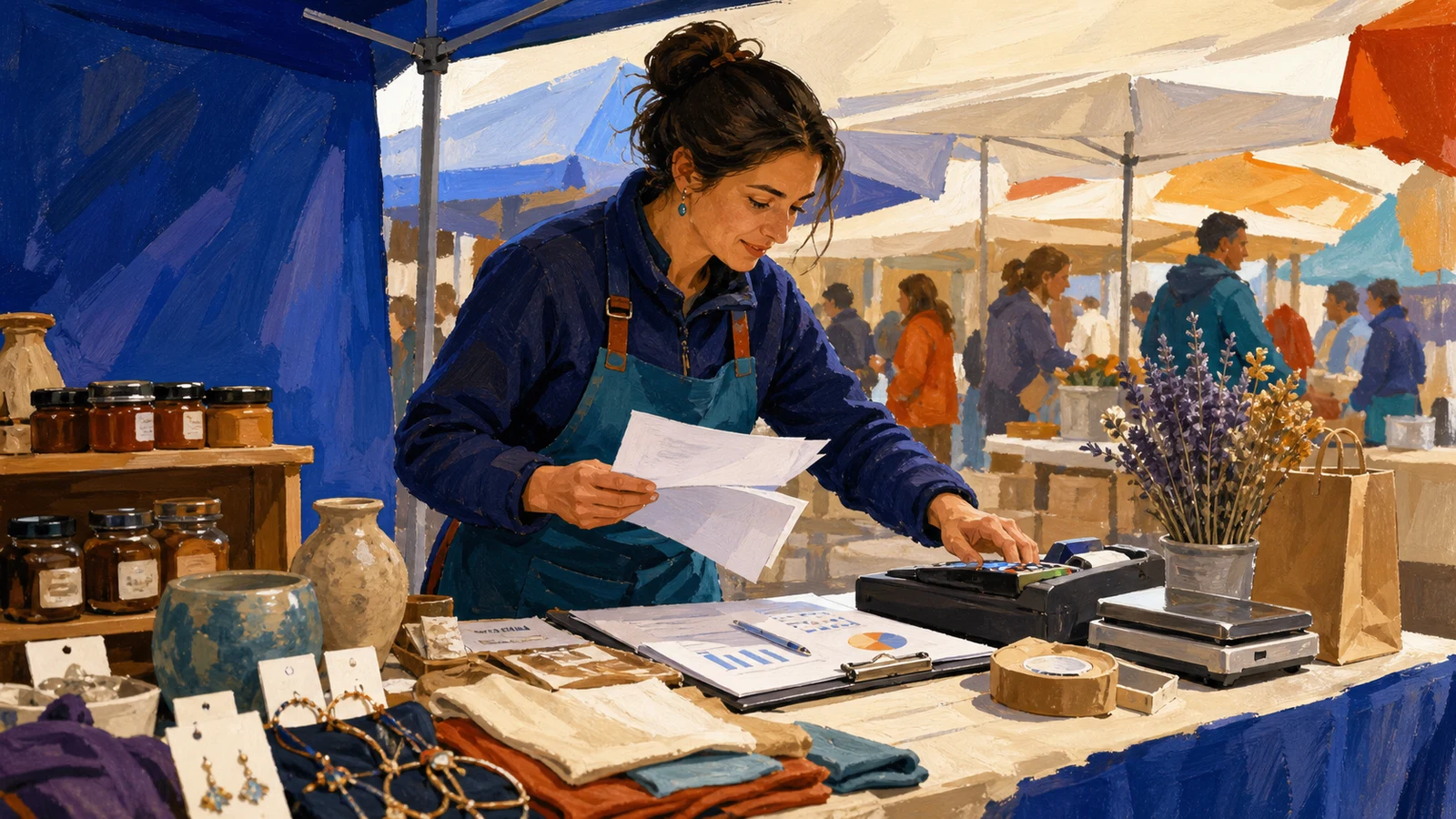 Vinde la târguri și expoziții: standul, actele și marja reală