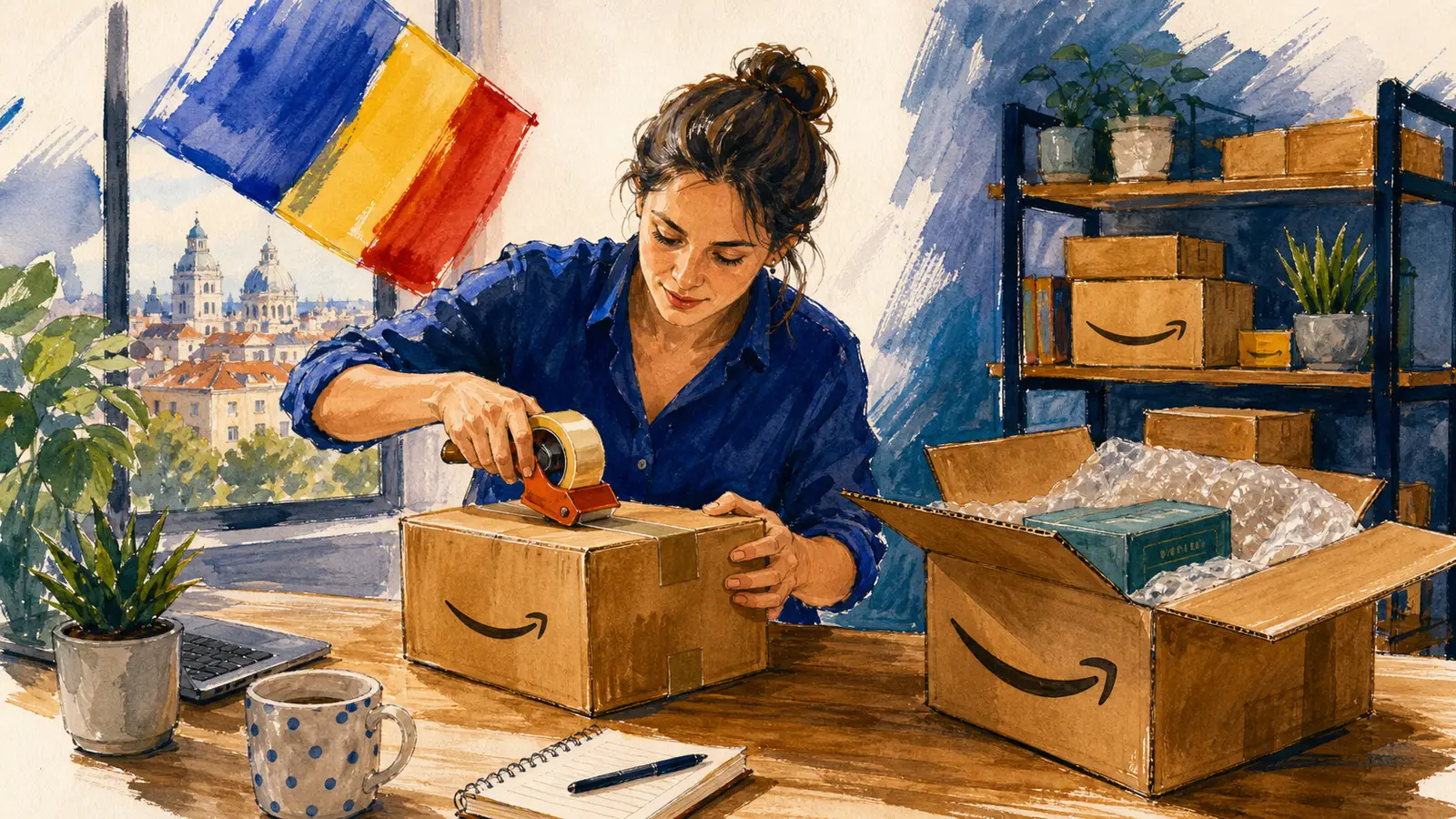 Vinde pe Amazon FBA din România: primul tău produs de la zero