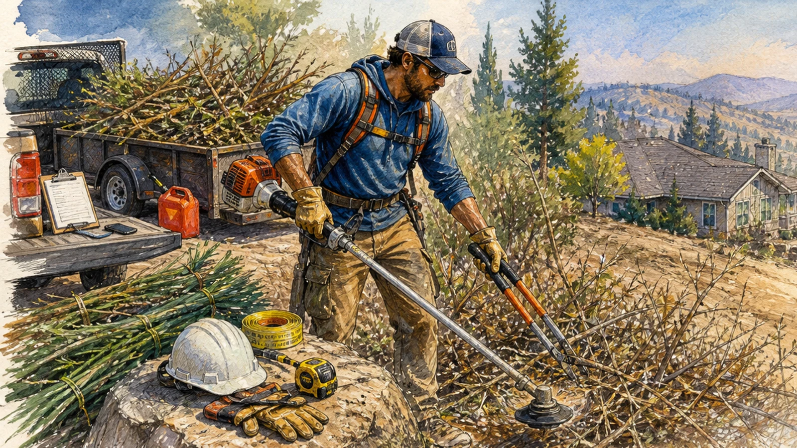Build a Residential Defensible-Space and Brush-Clearing Service