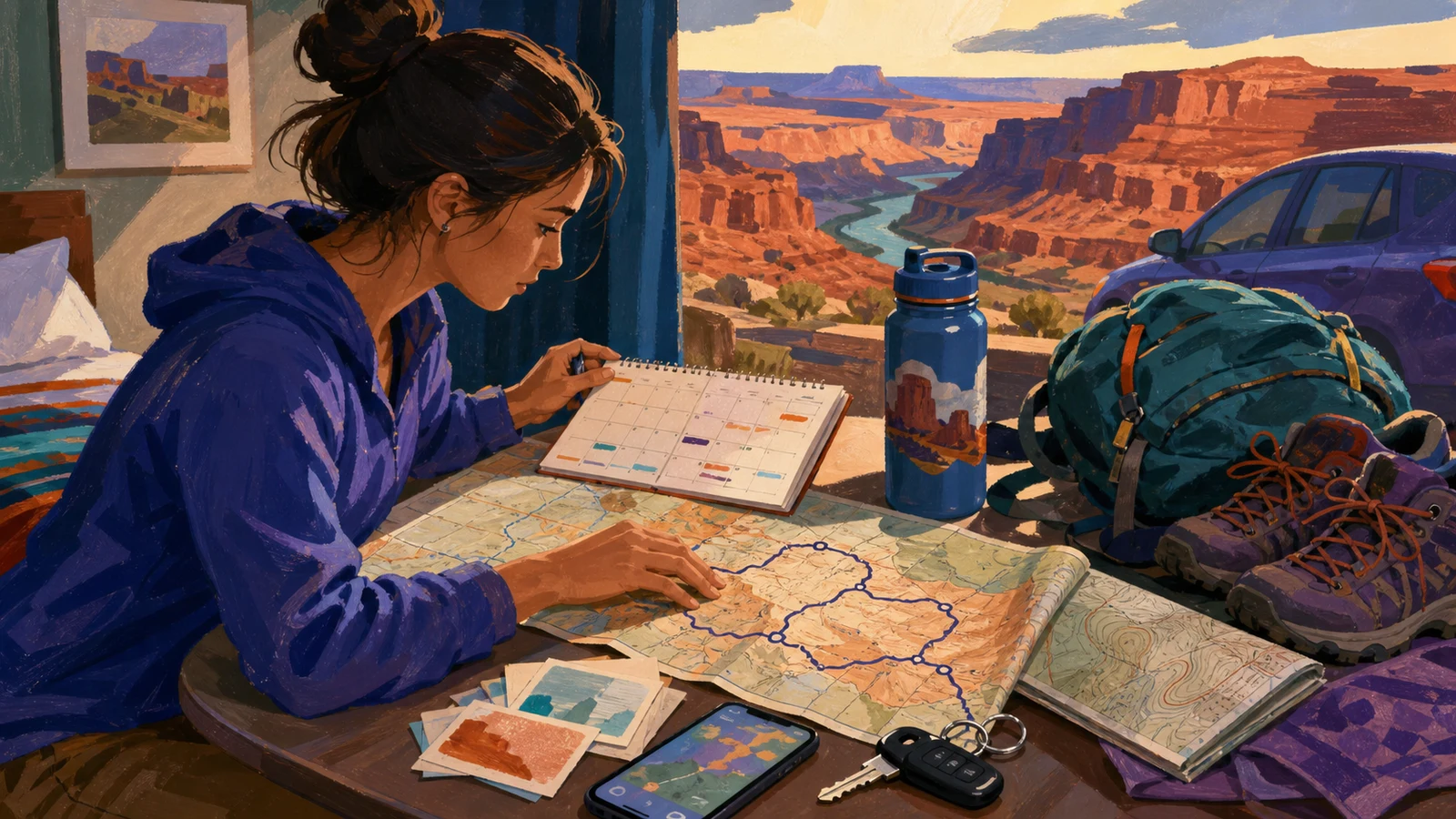 Win the permit lotteries and build a national park trip around them